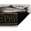 Stupell Industries Rustic Fishing Lodge Printed Outdoor Door Mat, design by Kim Allen, 18"x30" - 2 of 4