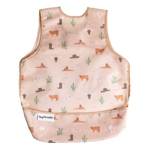 Tiny Twinkle Mess-Proof and Waterproof Baby Bib/Apron, Machine Washable and BPA-Free - 1 of 4