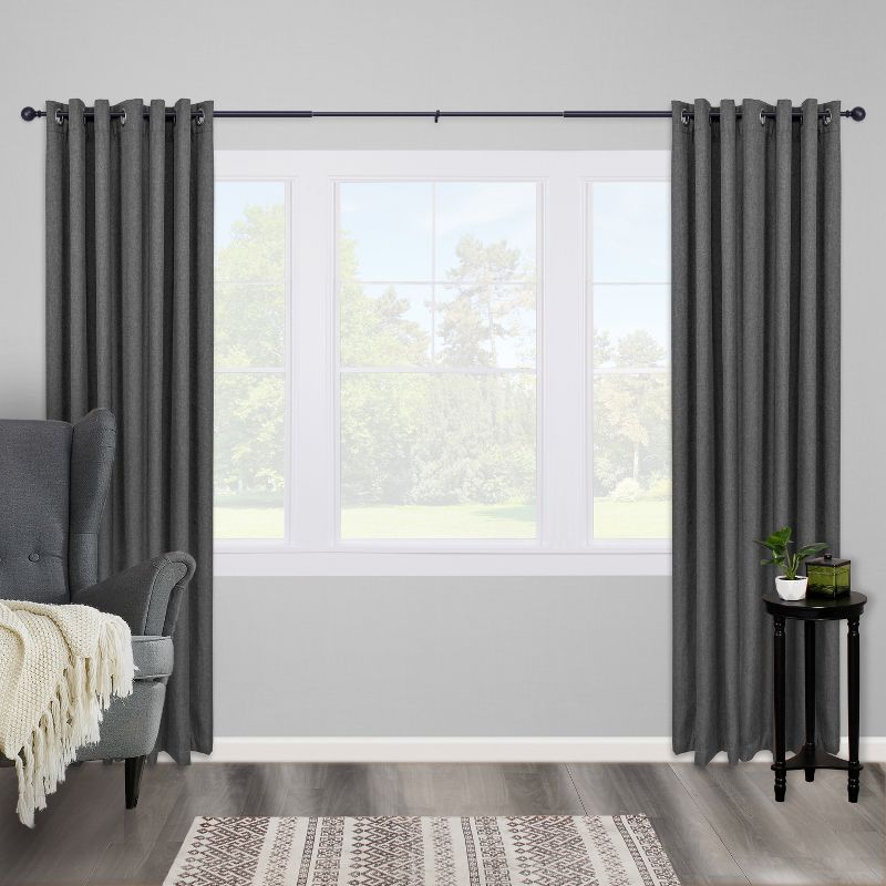 Kenney Newbury 5/8" Standard Decorative Window Curtain Rod, 3 of 5