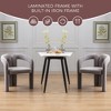NicBex Modern Wood Accent Chairs Set of 2, Velvet Fabric Living Room Chair, Barrel Dining Chair for Living Room, Dining Room - 2 of 4