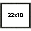 PosterPalooza | Antique Black Picture Frame - UV Acrylic, Backing Board, Hanging Hardware Included - 2 of 4