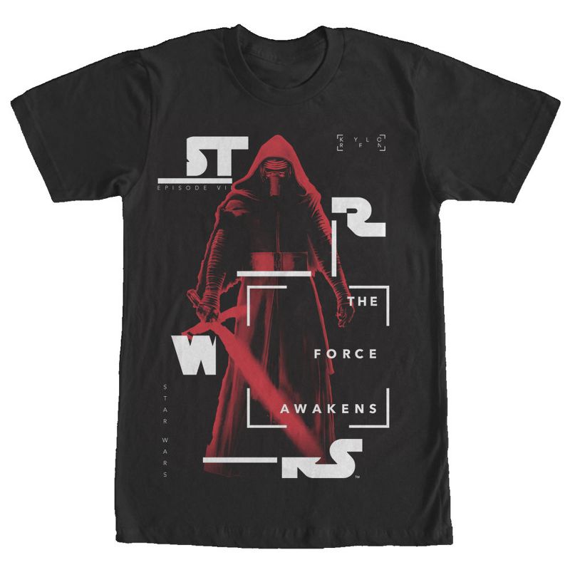 Men's Star Wars The Force Awakens Kylo Ren Stand Tall T-Shirt, 1 of 5