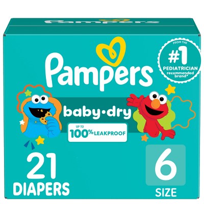 Pampers Baby Dry Diapers - (Select Size and Count)