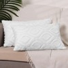 Unique Bargains Shaggy Plush Faux Fur Throw Patterned Pillow Covers 2 Pcs - 2 of 4