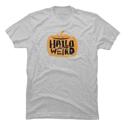 Men's Design By Humans Halloween Halloweird By Spindriftdesigns T-Shirt