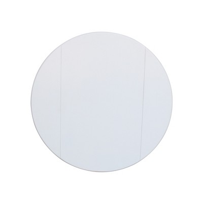 White Round Extendable Solid Wood Dining Table