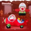 Costway 7.2 FT Christmas Inflatables Airplane with Gift Boxes and Built-in LED Lights - 3 of 4