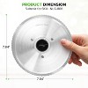 NutriChef Electric Meat Blade - Stainless Steel Construction, Serrated Sharp Blade (ACCNUGBLDE) - 2 of 4