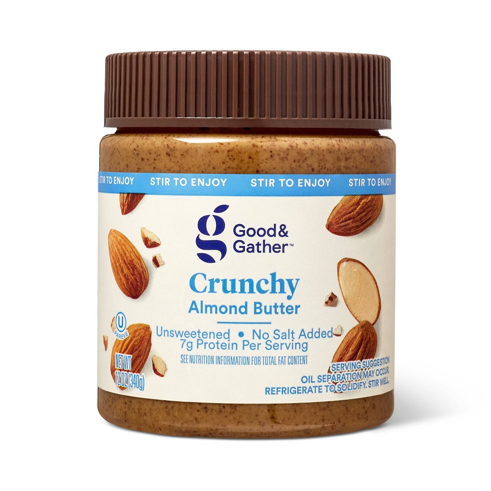 Crunchy Almond Butter Stir to Enjoy - 12oz - Good & Gather™