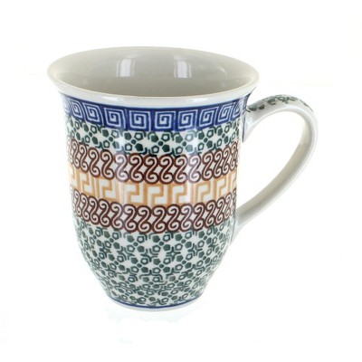 Blue Rose Polish Pottery Athena Large Coffee Mug