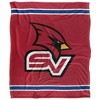 Saginaw Valley State University Primary Logo Stripes Silky 50x60 Blanket, 1 Sided - 2 of 4