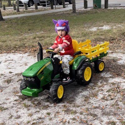 12V Peg Perego John Deere Ground Force Tractor Ride-on, for a Child Ages  3-7 