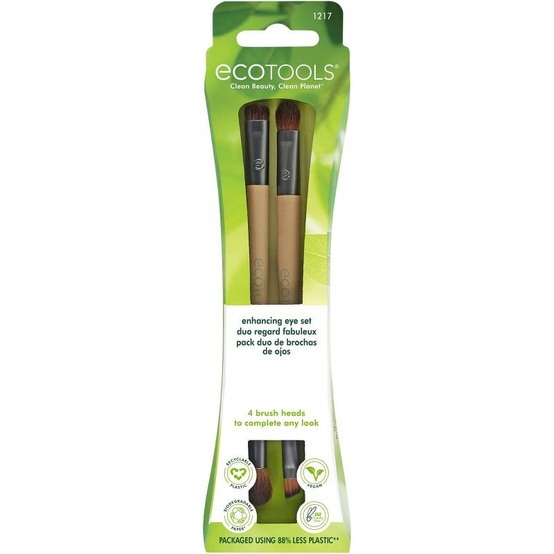 EcoTools Enhancing Eye Makeup Brush Set - 2pc, 4 of 10