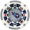 MasterPieces Casino Style 20 Piece 11.5 Gram Poker Chip Set NFL Tennessee Titans Silver Edition - 3 of 3
