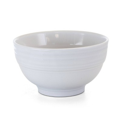 Gibson Home 22oz 8pk Ceramic Plaza Cafe Bowls White