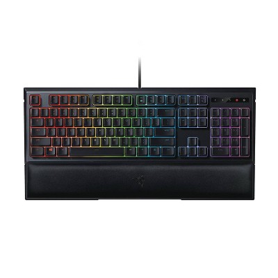 Photo 1 of Razer Ornata Chroma Gaming Keyboard: Hybrid Mechanical Key Switches - Customizable Chroma RGB Lighting - Individually Backlit Keys - Detachable Plush Wrist Rest - Programmable Macro Functionality
