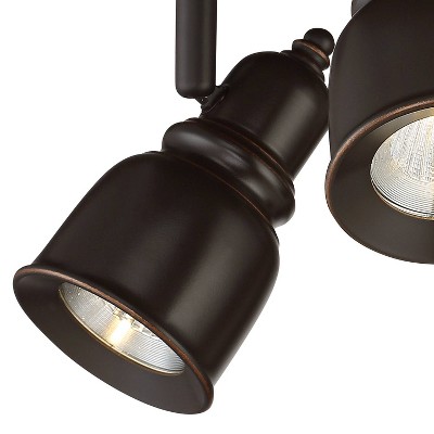 Denise Bronze 3-Head LED Ceiling Track Light Fixture
