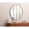 Elegant Lighting Metal windowpane mirror 42 inch in x 42 inch in Brass - 3 of 4