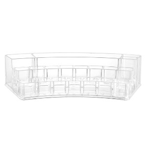 Unique Bargains Acrylic 19 Spaces Nail Polish Makeup and Lipstick Organizer - 1 of 3