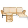 Whisen 3-Piece Wicker Patio Set with Table, Chairs & 3.15" Thick Cushions - 4 of 4