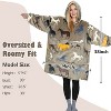 Catalonia Women's Casual Blanket Hoodie Sweatshirt, Cozy Pullover Sweater with front Pocket, Womens One Size Fall Winter Clothing Gift for Wife Woman - 2 of 4