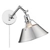 Golden Lighting Orwell 1 Light Articulating Wall Sconce - 2 of 4