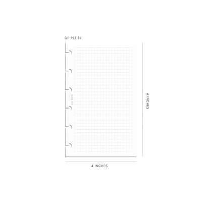 Cloth & Paper A5 Graph Note Planner Inserts