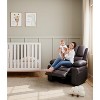 Oversized Leather Power Recliner Chair with Massage, Heat, and 360-Degree Swivel, Featuring USB Ports and Side Pockets, Large 27-Inch Seat Width - 2 of 4
