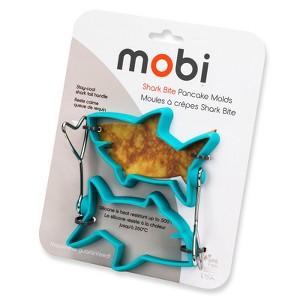 Mobi Shark Bite Silicone Pancake and Egg Molds, set of 2 - 1 of 4