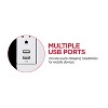 CyberPower® P806U Home Office Surge-Protector 8-Outlet Power Strip with 2 USB Ports, 6-Foot Cord in White - 4 of 4