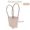 Unique Bargains Bouquet Bag with Handle for Florist Gift Packaging Birthday Christmas Mother's Day Wedding 10 Pcs - 2 of 4
