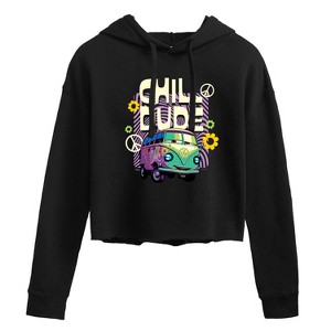 Women's - Disney - Filmore Chill Dude Cropped Graphic Hoodie - 1 of 3
