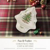 Spode Christmas Tree Chip and Dip Tray 14 Inch Tree Shaped Dish, Made of Earthenware - 2 of 4