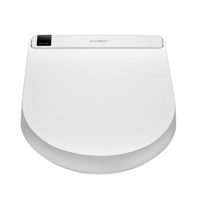 White Elongated Electric Bidet Toilet Seat with Remote Control