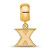 Black Bow Jewelry 14k Yellow Gold Plated Sterling Silver Xavier Musketeers NCAA Bead Charm - 2 of 4