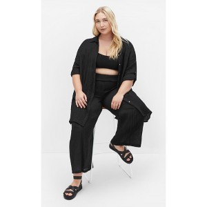 Women's Plus Size Maci Pant - black | CITY CHIC - 1 of 4