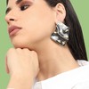SOHI Women's Green Foil Drop Earrings - 3 of 3
