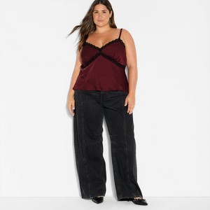 Women's Lace Trim Tank Top - Wild Fable™ - 1 of 3