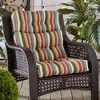 Kensington Garden 24"x22" Outdoor High Back Chair Cushion - 2 of 4