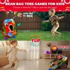 SWOOC Games - Dino Frenzy™ | 2-in-1 Corn Hole Games for Kids | 5-Second Setup | Dinosaur Bean Bag Toss Game for Kids | Kid Cornhole Game Set - 2 of 4