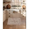 Boho Area Rugs, Modern Machine Washable Area Rug for Living Room Bedroom, Ultra Thin Low Pile Floral Rug, Soft Carpet with Non Slip Backing - 3 of 4