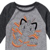 Boys' - Pokémon - Happy Meowth Retro Raglan Graphic T-Shirt - 2 of 4