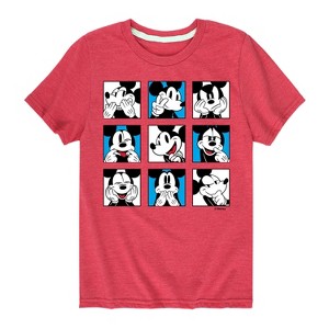 Boys' - Disney - Mickey Grid Short Sleeve Graphic T-Shirt - 1 of 4