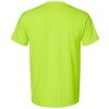 OUTSIDE THE WIRE Leatherneck for Life Safety Green Left Chest Eagle, Globe, and Anchor Established Performance T-Shirt- Black Logo - 2 of 3