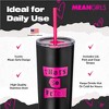 Mean Girls x Dragon Glassware 24 oz Vacuum Insulated Tumbler with Lid and Straws That's So Fetch - 3 of 4