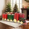 NAYSAYE Party Decoration and Accessories Festive Iron Train Decoration Set for Holiday Celebration, Red, 11.1"*17.25"*14.44" - 2 of 4