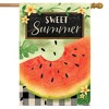 Briarwood Lane House Flag 40x28 For Outdoor Sweet Summer Watermelon For Summer House Flag - 2 of 4
