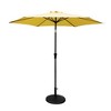 PAGED 8.8FT Patio Umbrella Aluminum Market Umbrella with Tilt, Crank and 42 Pound Square Resin Umbrella Base for Outdoor - 3 of 4