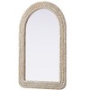 Elegant Lighting Arch Cornhusk Mirror 27x42 in Linen White - 4 of 4