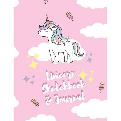 Unicorn Sketchbook and Journal - by  Cindy Bertrand-Flores (Paperback)